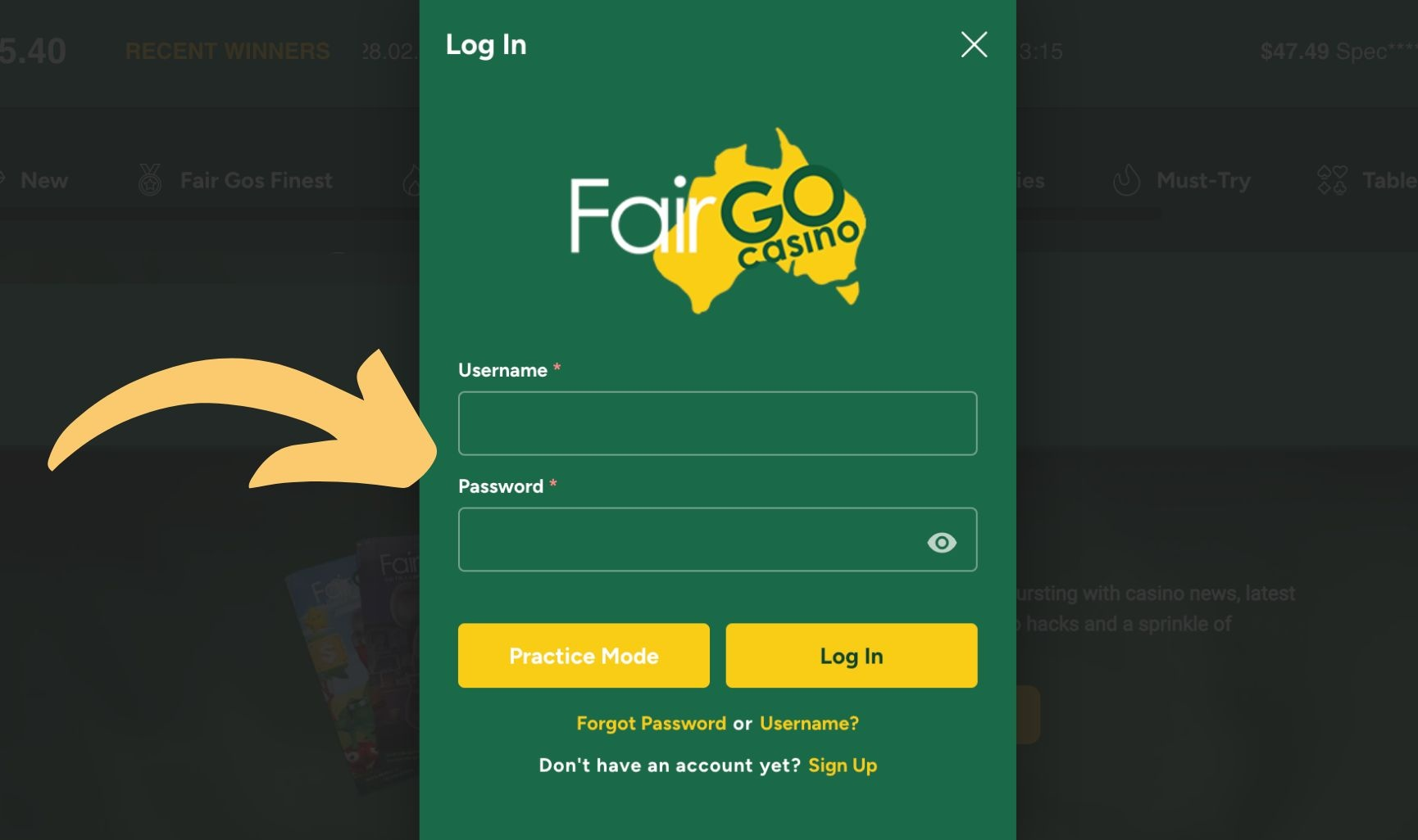 fairgo casino Gameplay